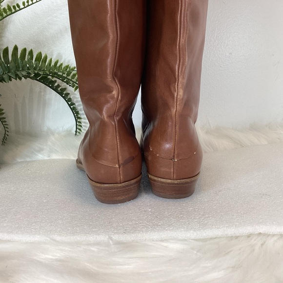 JOAN & DAVID COUTURE ITALIAN LEATHER KNEE HIGH EQUESTRIAN RIDING BOOTS SZ 7 - Picture 10 of 13